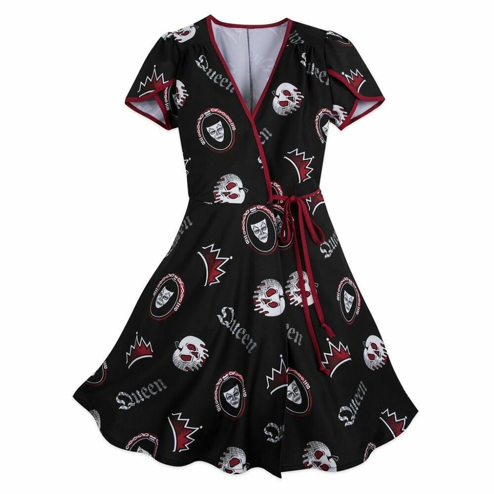 Disney Parks Authentic Snow White Evil Queen Deluxe Wrap Dress for Women